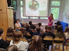 Spotkanie z absolwentką G1 w ramach projektu 