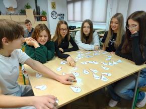 Miłość w literaturze i w języku - walentynkowe klimaty w klasie VIIIA